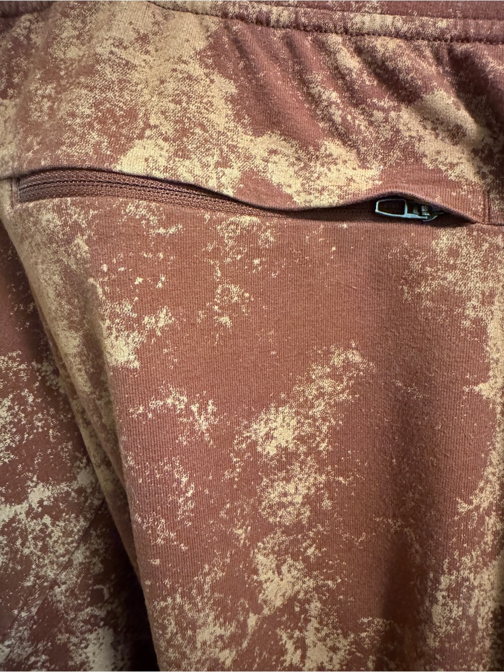 Lululemon Athletica Rust Brown Marbled Tracksuit - Picture 4 of 7